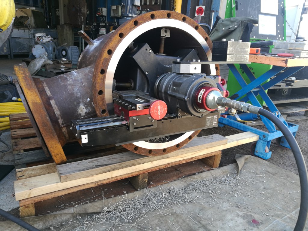 blj in-situ xy milling machine stratblade queensland site shutdown services including hot tapping, leak sealing, flange joint management, controlled bolting and industrial maintenance services